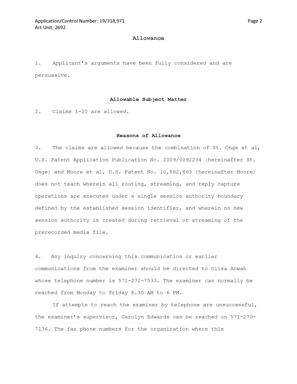 001 · Notice of Allowance; source excerpt page 6