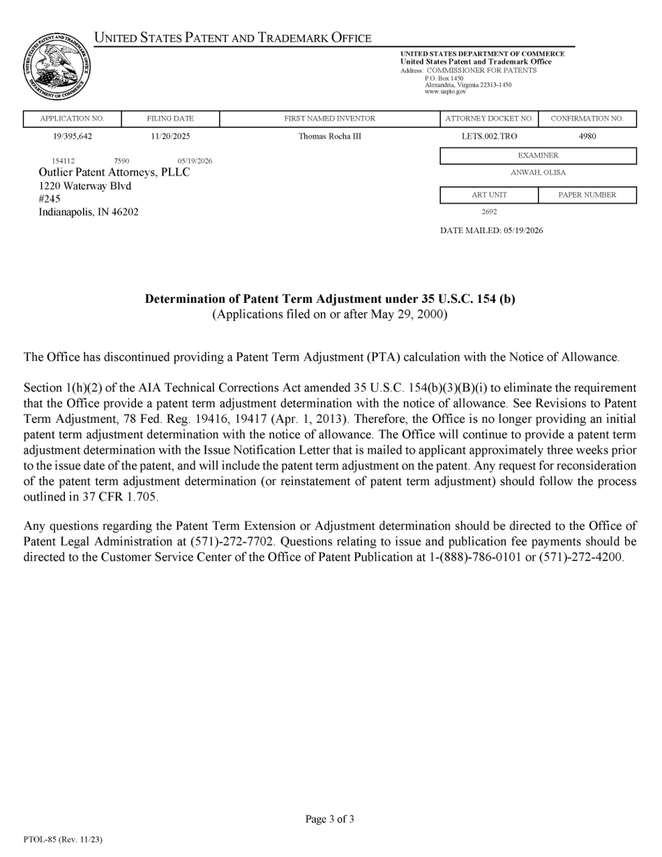 002 · Notice of Allowance; source excerpt page 3